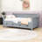 Twin-Sized Modern Farmhouse Daybed with X-Frame and Dual Storage Drawers-146334750