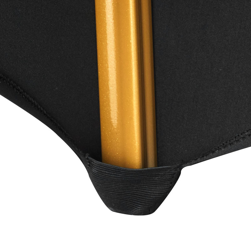 Ensemble de 30 housses de chaise pliables en spandex Universal Universal, Noir