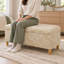 Banc de rangement rembourré en lin 35,5 po Paisley-1499539524-1499539527