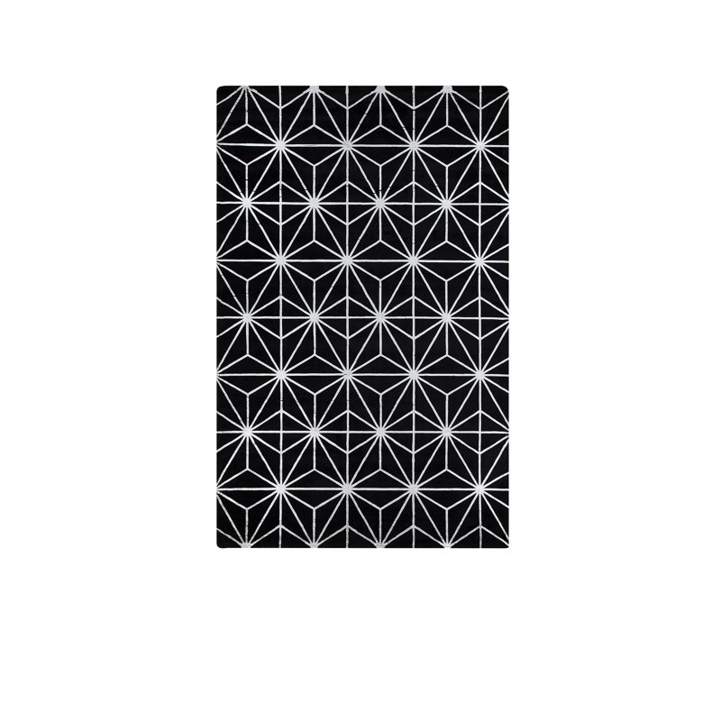 Huntsville Geometric Viscose Hand Woven Area Rug, Rectangle 140 x 200cm