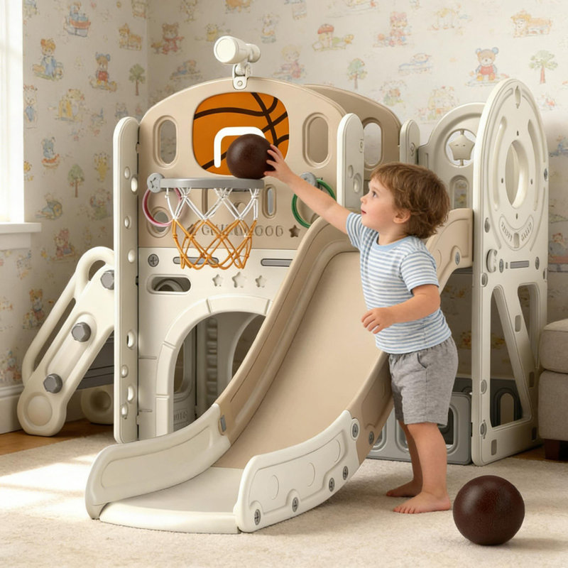 Stable pour enfants, glissade pour tout-petits