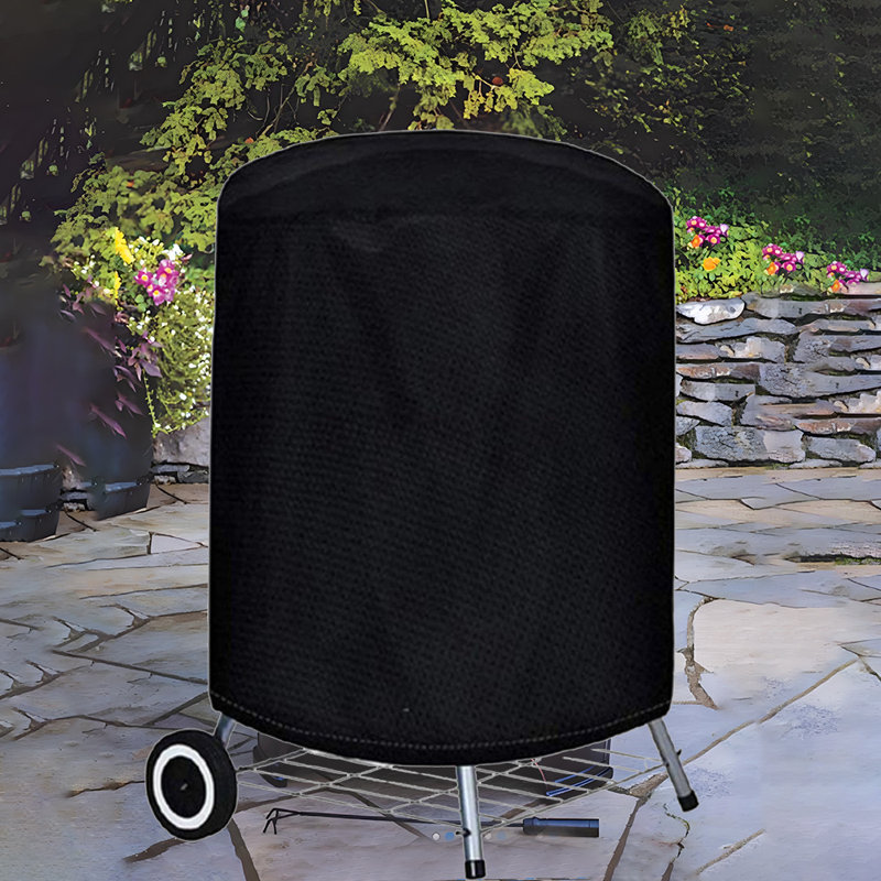 23Inch Oxford Material Cylindrical Stove Cover Protective Cover Waterproof And Dustproof