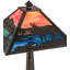 Moose At Lake Table Lamp