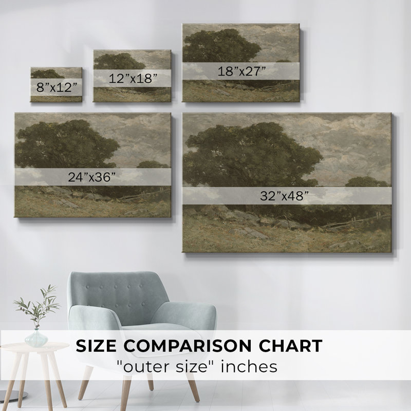 Vintage Landscape-DCXCVII, reproduction d'art sur toile, H 41 po x l 61 po