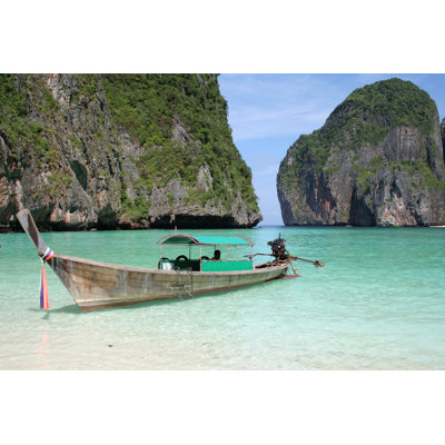 Phuket Thailand Boat by Flyrfixr - No Frame Art Prints on Canvas