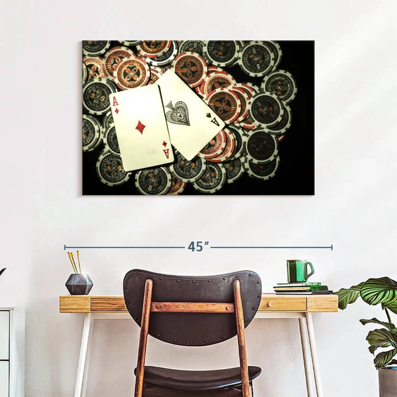 Senne Poker Ace High, H 26 po x l 39 po