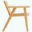 Chaise Mid-Century en rotin moderne avec coussin en velours