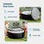 3-Piece Inflatable Hot Tub Cec Insulation Cover Set, Suit For Round Inflatable Spa, Outdoor Spa Inflatable Cover Square Top Lid, Insulation Cover, Hot Tub Mat-1521206811