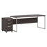 Bureau et piédestal mobile à 3 tiroirs