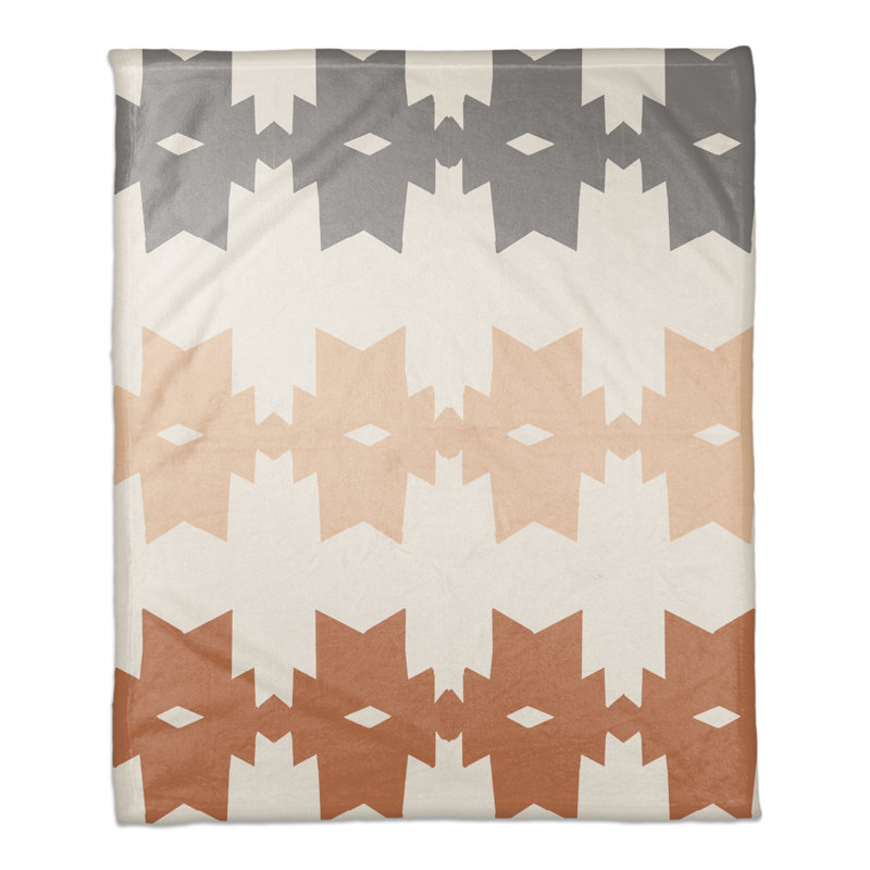 Jeté en molleton Southwest Style Rows