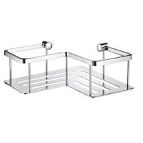 53418 - Chrome wavy shower caddy