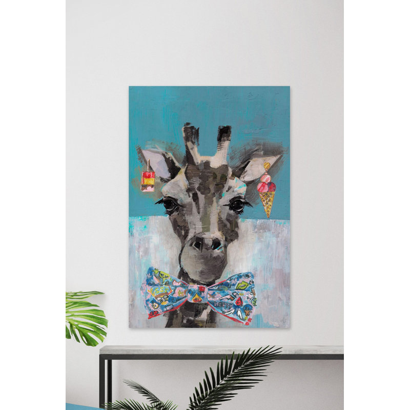 Wrapped Canvas Painting, 12" H x 8" W x 1.5" D