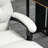 Microfibre Executive Massage Office Chair,  Computer Desk Chair, Heated Reclining Chair With Footrest, Double-Tier Padding, Swivel Wheels