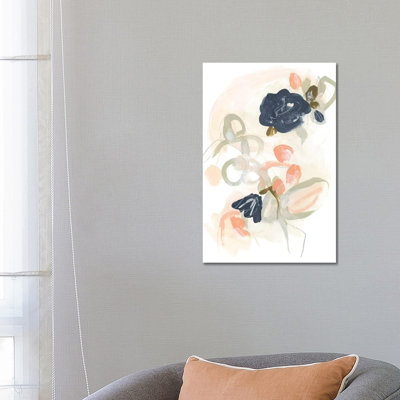 Posy Projection by June Erica Vess - Wrapped Canvas Gallery-Wrapped Canvas Giclée