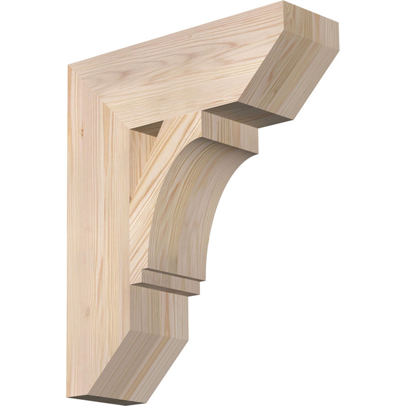 Support lisse à lattes 5 l 5 po x P 18 po x H 22 po, sapin Douglas, Douglas (lisse), H 22 po x l 5,5 po x P 18 po