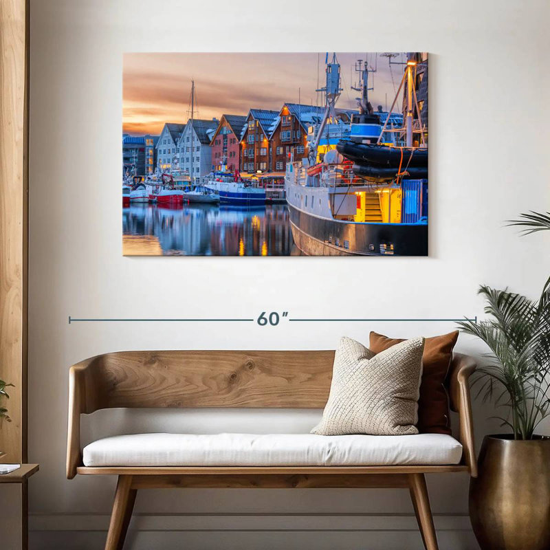 Mehar Boats At Tromso Port, 30" H x 45" W