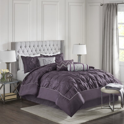Édredon pour grand lit 7 pièces Plum