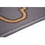 Tapis gris antidérapant à poils courts-42137162
