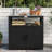 Feasto 31.5" Steel Potting Bench with Stainless Steel Top, Weather-Resistant Gardening Table with Storage Cabinet and Adjustable Feet-123766500
