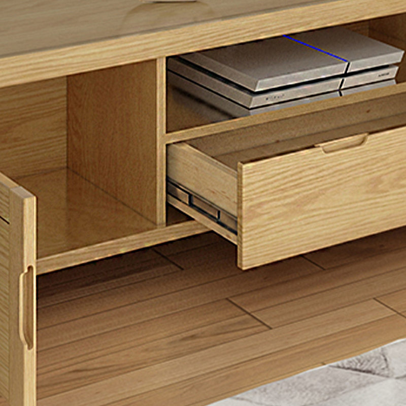 Meuble télé minimaliste moderne en bois massif