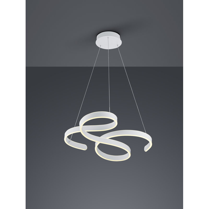 Somers 1 - Light Unique/Statement LED Chandelier, White