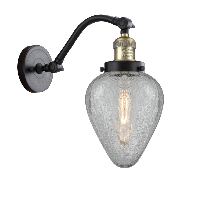 Shauna Armed Sconce, Black Antique Brass