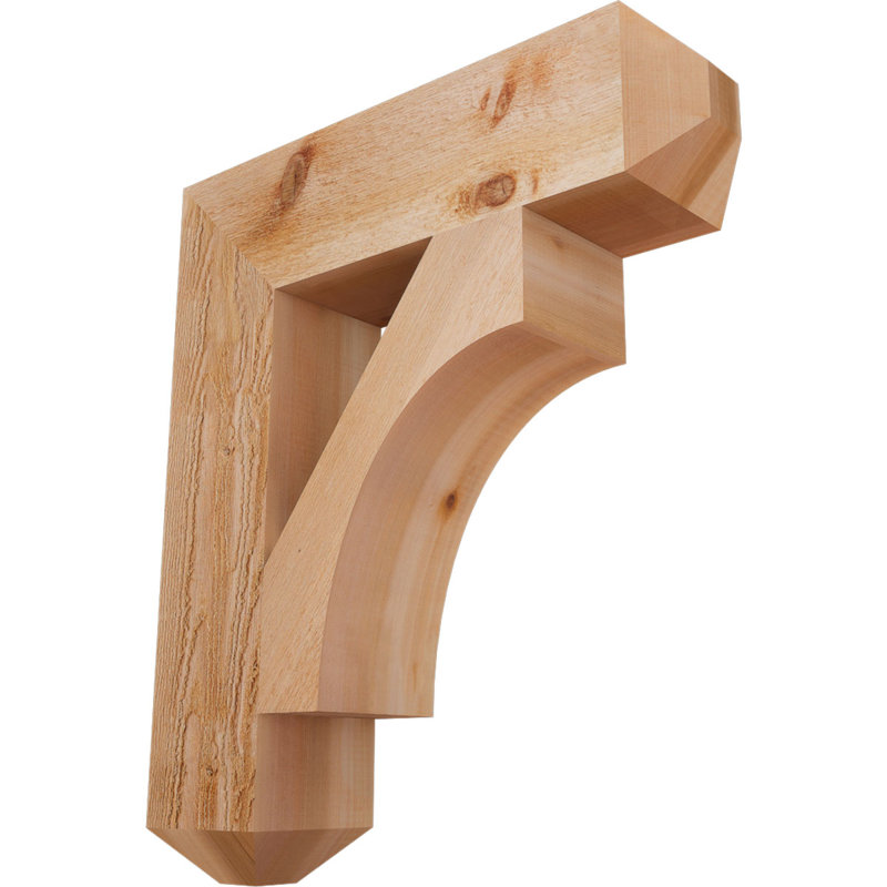 Support Westlake Craftsman, H 28 po x l 6 po x P 24 po, Cèdre rouge de l'Ouest, Rugueux