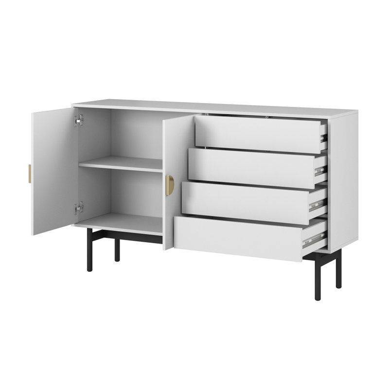 Beah 154cm W 4 - Drawer Chest of Drawers