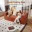 Canapé modulaire 78,8 po, aucun assemblage requis, siège profond, canapé modulaire réarrangable, revêtement en velours côtelé confortable, canapé inclinable peu encombrant-1566600583