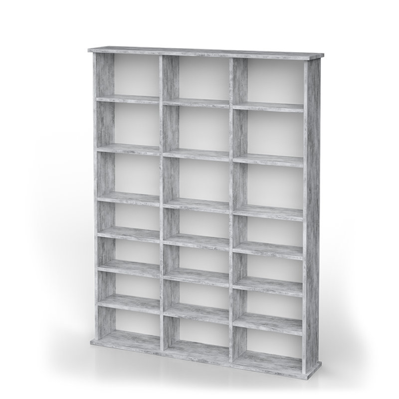 136cm H Media Shelves, Concrete