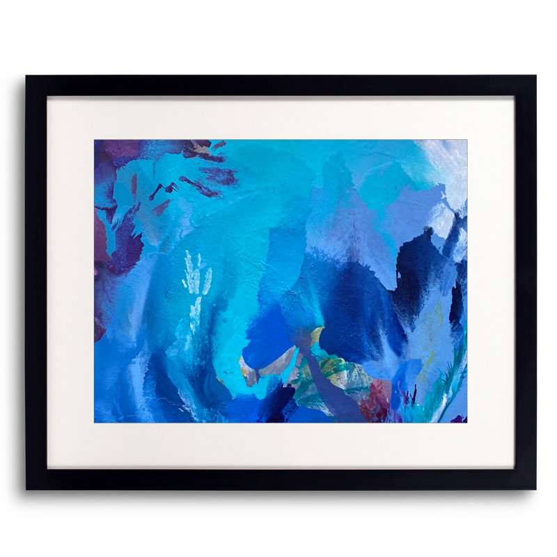 Blue Star Print by Usha Shukla