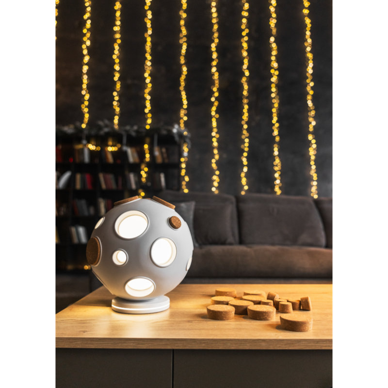 Lampe de table à DEL Armstrong 671, Ivoire ivoire