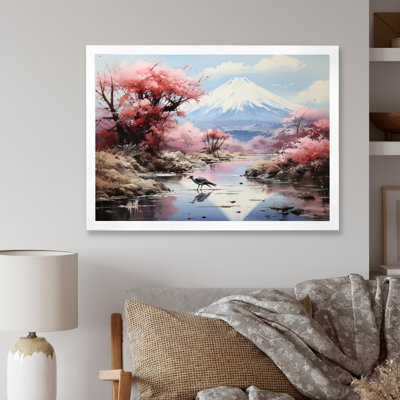 Art japonais du Japon, mont Fuji I sur toile
