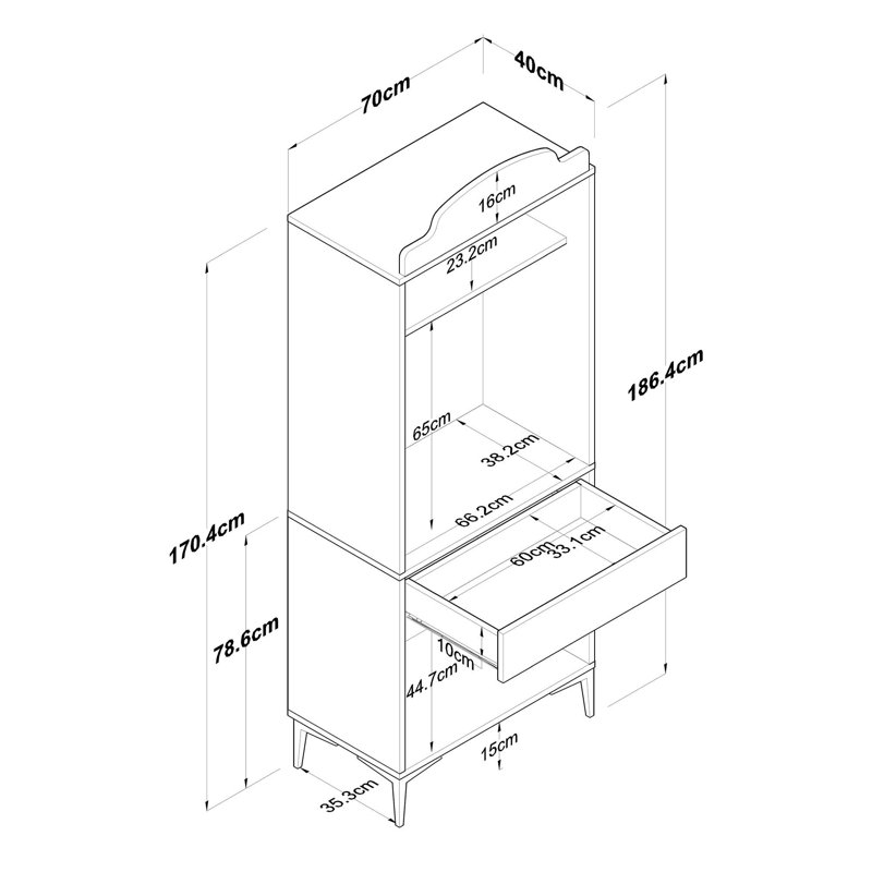 Deriel Standard Accent Cabinet
