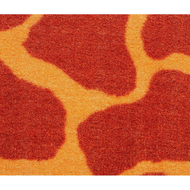 Tapis imprimé animal - Girafe sur échasses, Octogone 10 pi