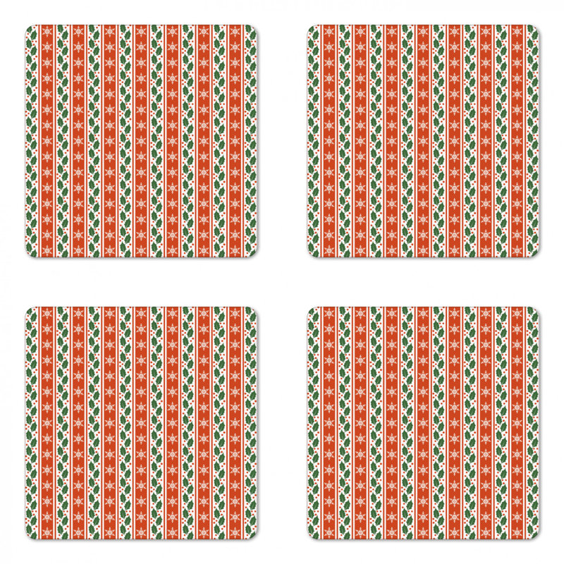 Square 4 Piece Coaster Set