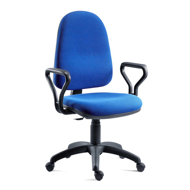 Office Chair, Blue, Without Arms