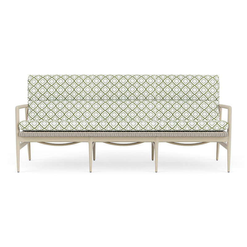 Cascade Outdoor 3 - Seat Patio Sofa, Savannah Green, Linen