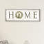Reproduction d’art textuel sur toile, "Home panel" par Beth Albert