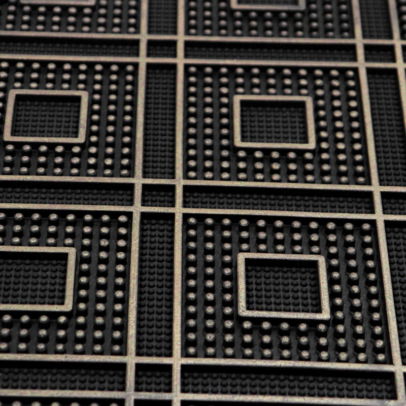 Havana Non-Slip Geometric Outdoor Doormat