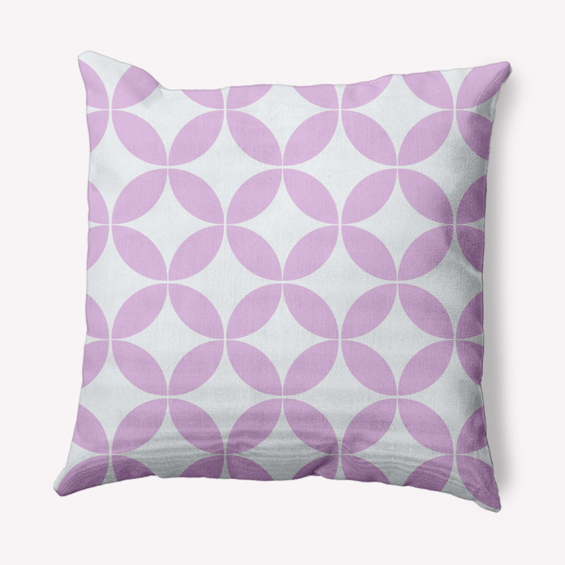 Coussin intérieur / extérieur Eye Opener, 20 po x 20 po, Lilas