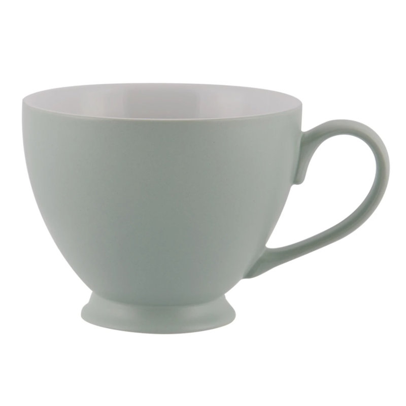 Percival Stoneware Teacup, Green