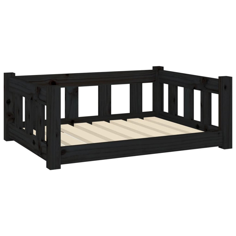 Didrik Pet Bed, Medium (29.7" W x 21.9" D x 11" H), Black
