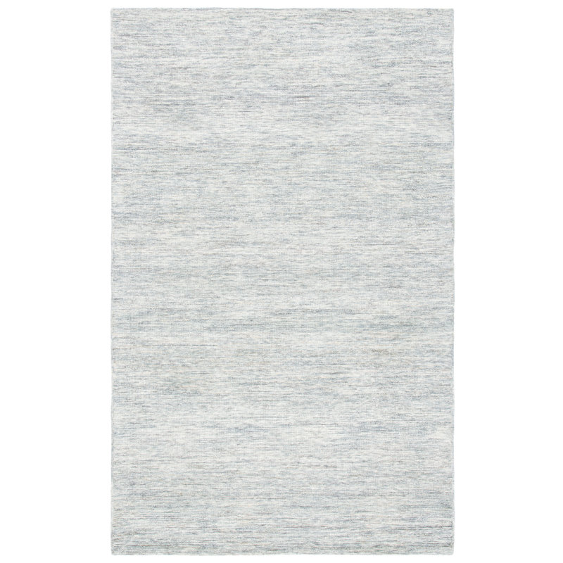 Estin Metro Hand Tufted Wool/Cotton Rug in Sage/Ivory, Rectangle 5' x 8'