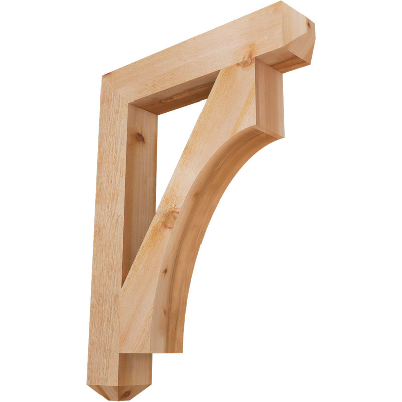 Support Westlake Craftsman, Cèdre rouge, H 46 po x l 6 po x P 34 po