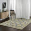 Tapis beige en laine noué à la main Giselle-147118729