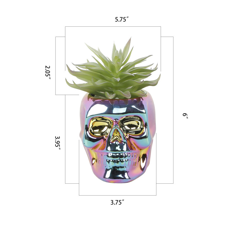 Plante artificielle dans un vase décoratif