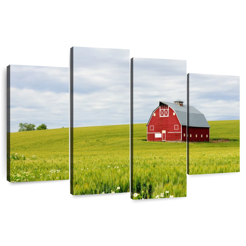Palouse Farm Barn, H 32 po x l 52 po