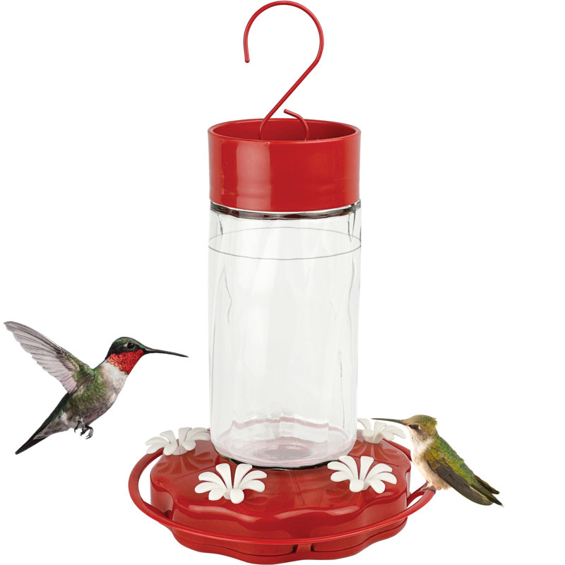 Gravity Hummingbird Feeder – Scarlet Swirl