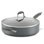 Anolon Advanced Home Hard Anodized Nonstick Sauté Pan with Helper Handle and Lid, 5 Quart